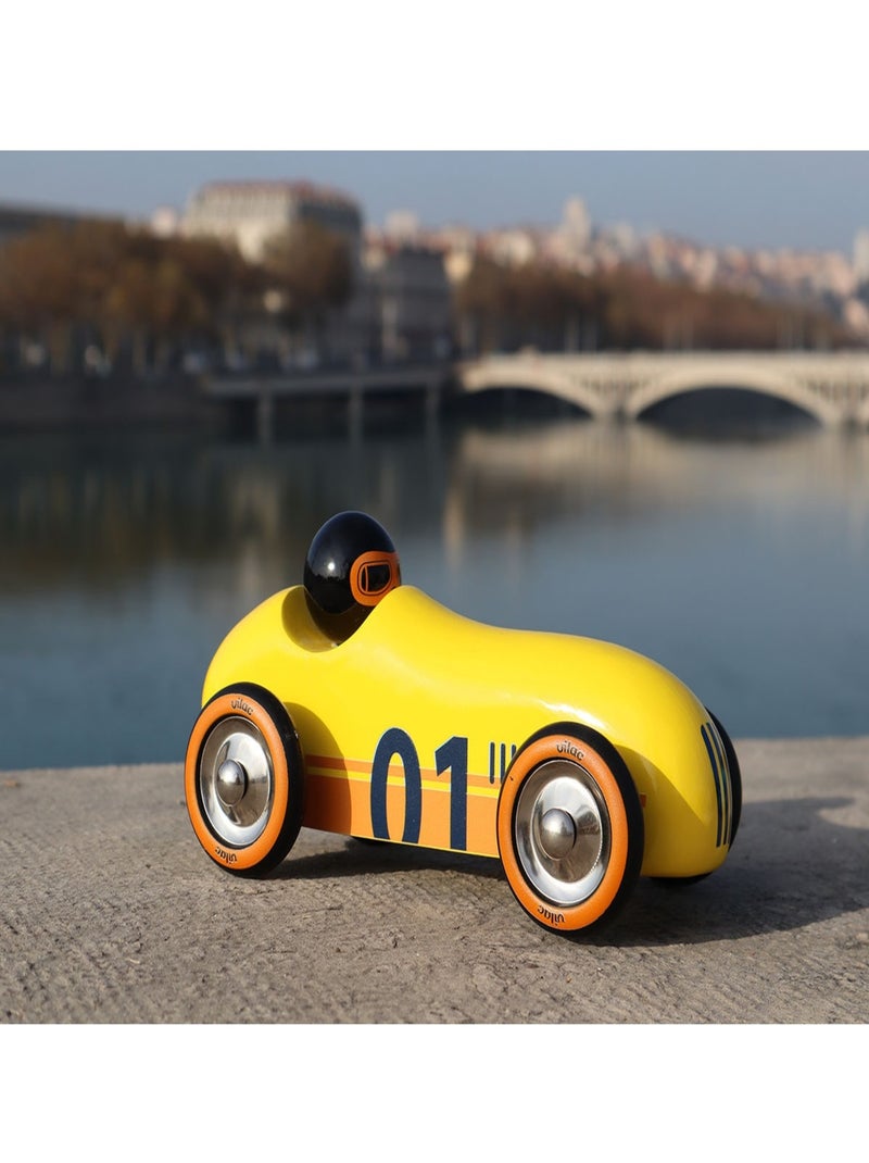 Voiture Old sport Compet’ jaune Jaune - Kiabi