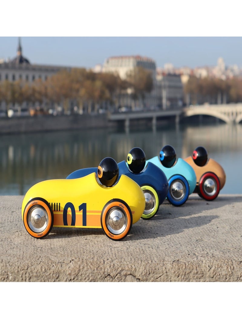 Voiture Old sport Compet’ jaune Jaune - Kiabi