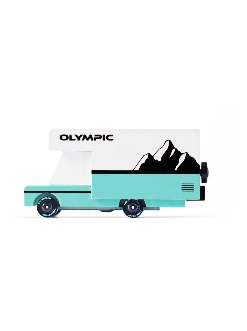 Voiture Olympic Camper Bleu - Kiabi