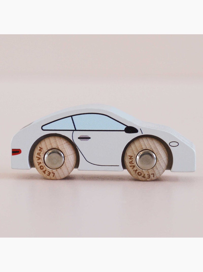 Voiture poppy no 16 Blanc - Kiabi