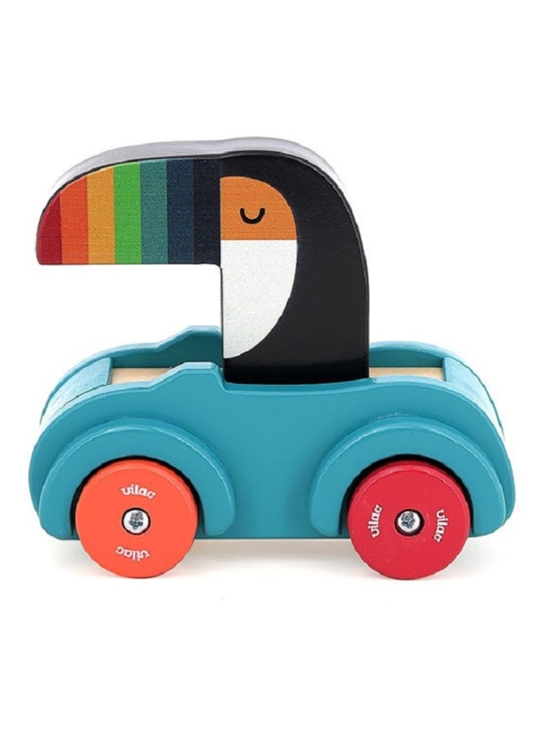 Voiture pouet pouet Bleu - Kiabi