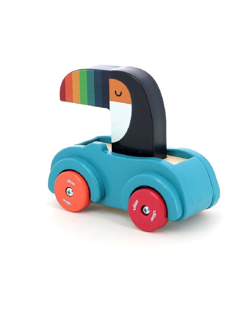 Voiture pouet pouet Bleu - Kiabi