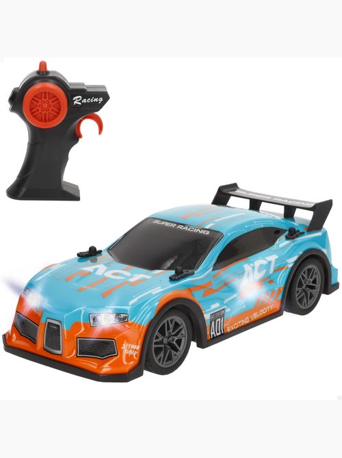 Voiture radiocommandée avec son et lumière 1:16 speed & go - Kiabi