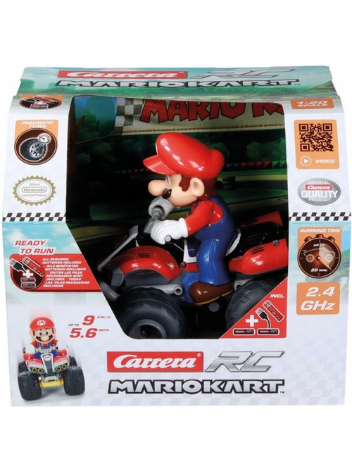 Voiture RC 2,4GHz Mario Kart Mario Quad - Kiabi