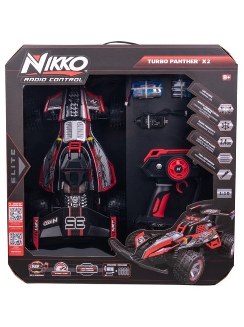 Voiture RC Turbo panther X2 rouge - Kiabi