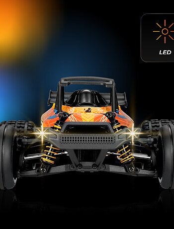 Voiture télécommandée 4x4 OVERMAX X-Pace - 30 km/h - Eclairage LED