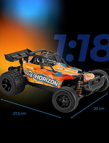 Voiture télécommandée 4x4 OVERMAX X-Pace - 30 km/h - Eclairage LED