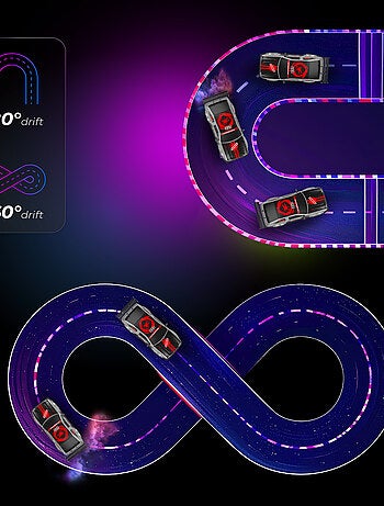 Voiture télécommandée OVERMAX - X-Tireburner - 2x Carrosserie - Eclairage LED - 40min d'autonomie