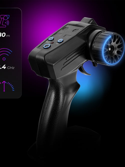 Voiture télécommandée OVERMAX - X-Tireburner - 2x Carrosserie - Eclairage LED - 40min d'autonomie - Kiabi