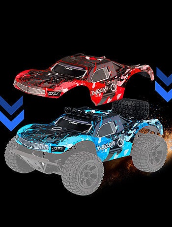 Voiture télécommandée OVERMAX Hooligan 2.0 - Vitesse 35 km/h - Portée 100 mètres - transmission 4x4