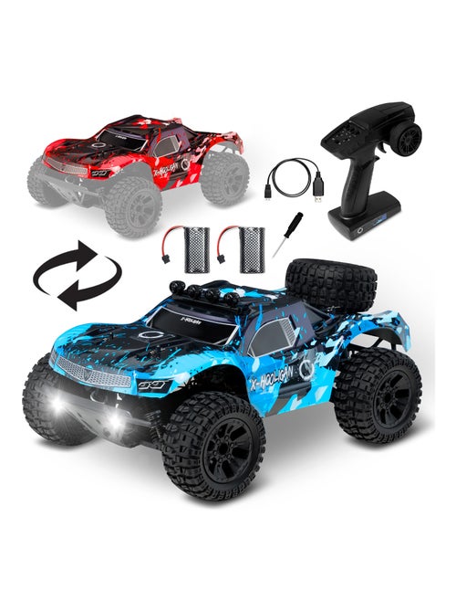 Voiture télécommandée OVERMAX Hooligan 2.0 - Vitesse 35 km/h - Portée 100 mètres - transmission 4x4 - Kiabi