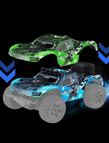 Voiture télécommandée OVERMAX Hooligan 2.0 - Vitesse 35 km/h - Portée 100 mètres - transmission 4x4