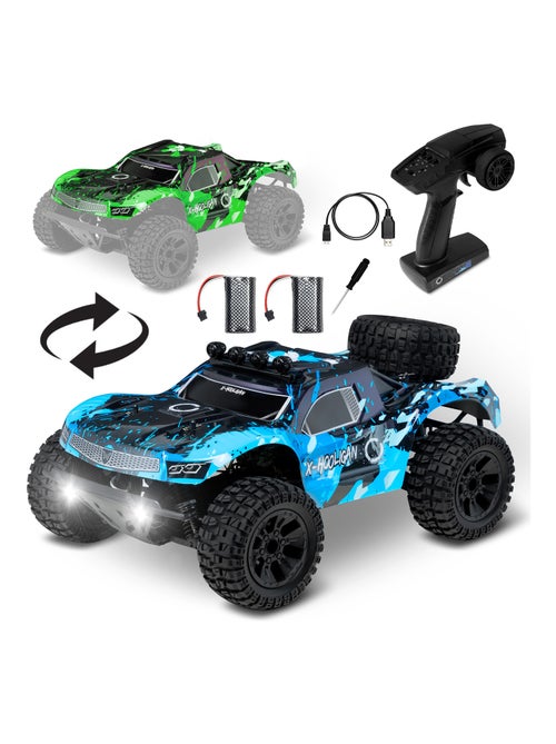 Voiture télécommandée OVERMAX Hooligan 2.0 - Vitesse 35 km/h - Portée 100 mètres - transmission 4x4 - Kiabi