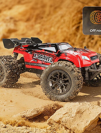 Voiture télécommandée OVERMAX X-Gravel - 2 x Carrosserie - Tout terrain - 20 km/h - 30 min