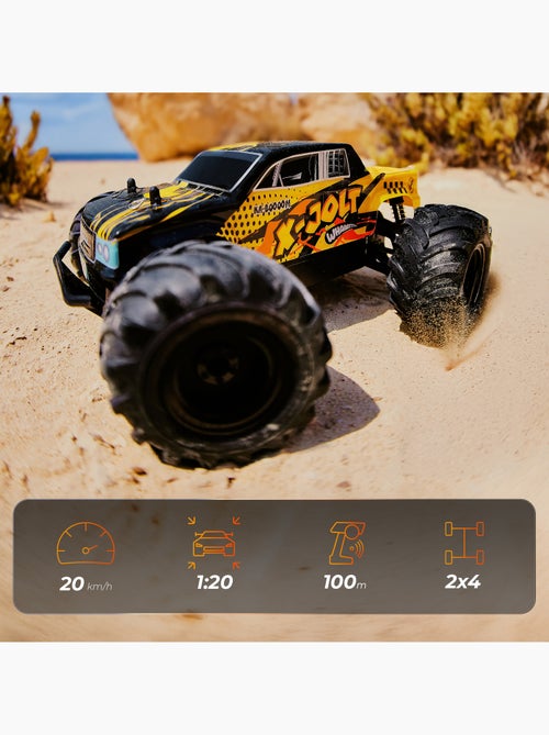 Voiture télécommandée OVERMAX X-Jolt - Tout terrain - 20 km/h - 30 min - Échelle 1:20 - Kiabi