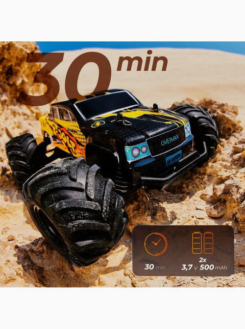 Voiture télécommandée OVERMAX X-Jolt - Tout terrain - 20 km/h - 30 min - Échelle 1:20 - Kiabi