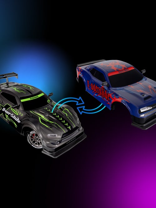 Voiture télécommandée OVERMAX X-Overslide - 2x Carrosserie - Eclairage LED - 40 min d'autonomie - Kiabi