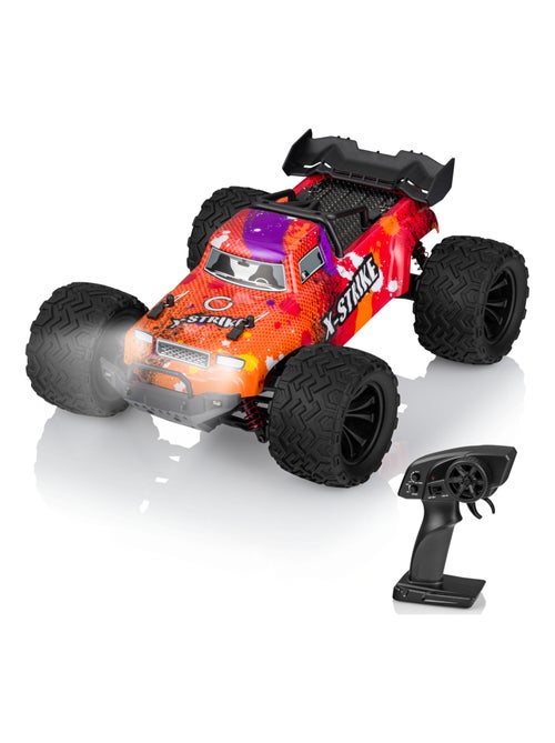 Voiture télécommandée OVERMAX X-Strike - 30 km/h - Lumières LED - Traction 4 x 4 - 20 min - Kiabi