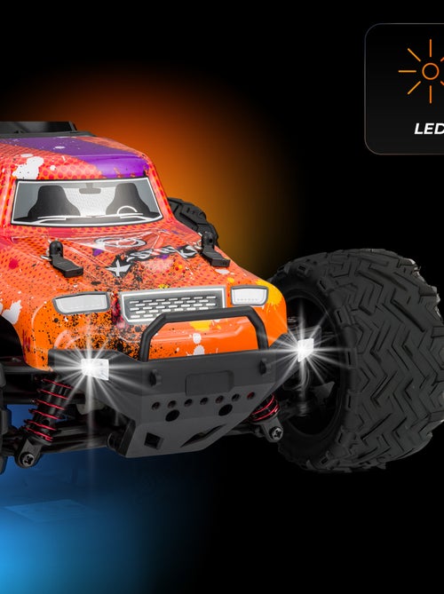 Voiture télécommandée OVERMAX X-Strike - 30 km/h - Lumières LED - Traction 4 x 4 - 20 min - Kiabi
