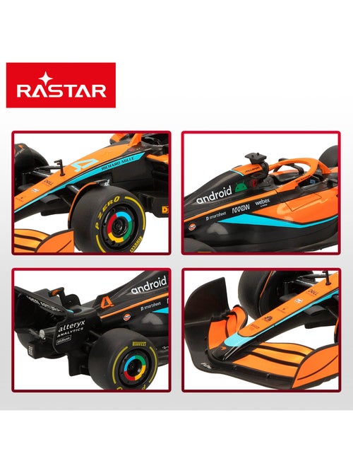 Voiture télécommandée rastar f1 2022 mclaren mcl36 1:18 - Kiabi