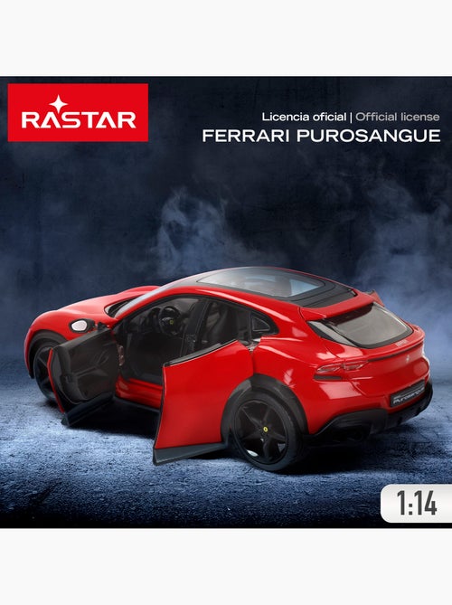 Voiture télécommandée rastar ferrari purosangue avec commande 1:14 - Kiabi