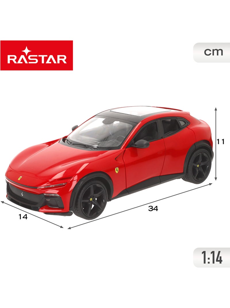 Voiture télécommandée rastar ferrari purosangue avec commande 1:14 N/A - Kiabi