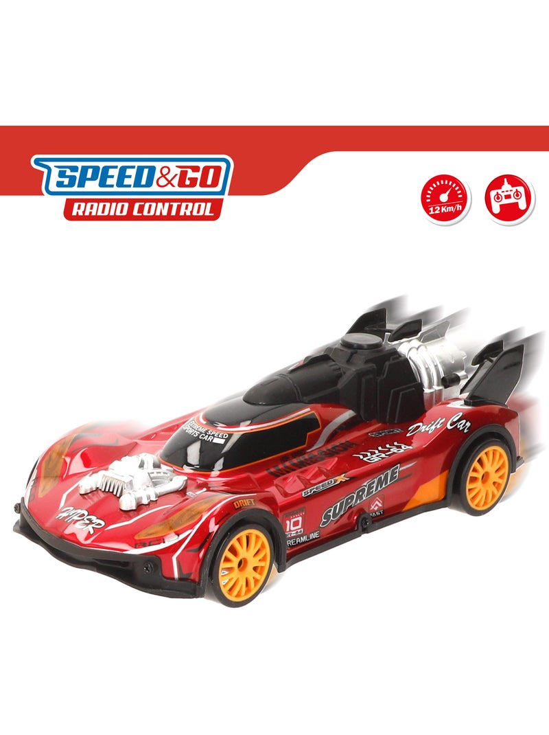 Voiture télécommandée xtreme drift avec accessoires, échelle 1:18 speed & go N/A - Kiabi