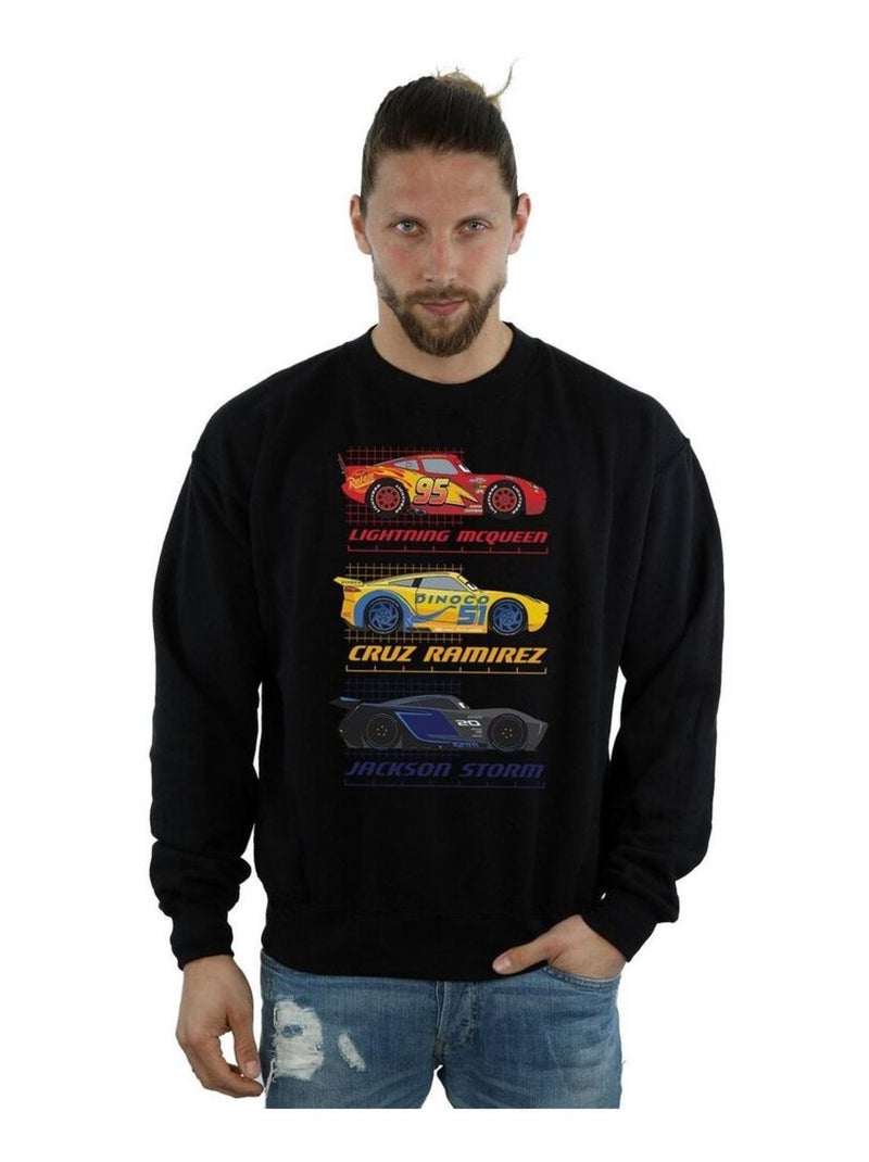 Voitures - Sweat RACER PROFILE Noir - Kiabi