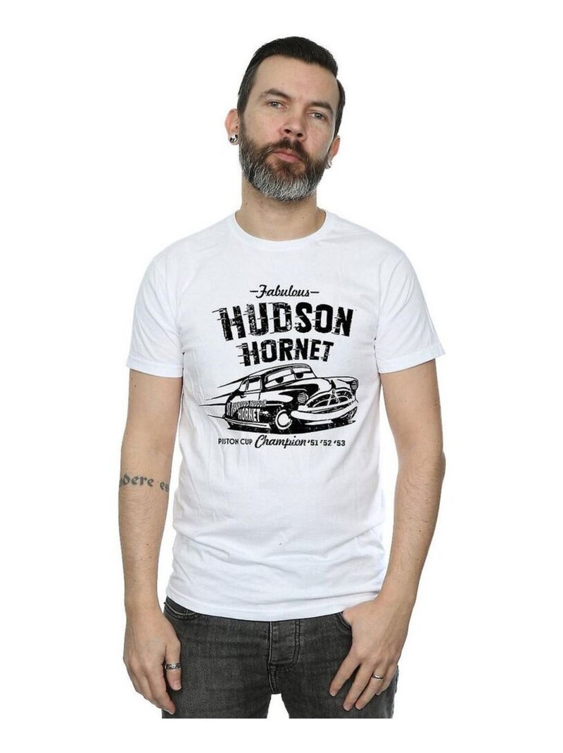 Voitures - T-shirt (Hudson Hornet) Blanc - Kiabi