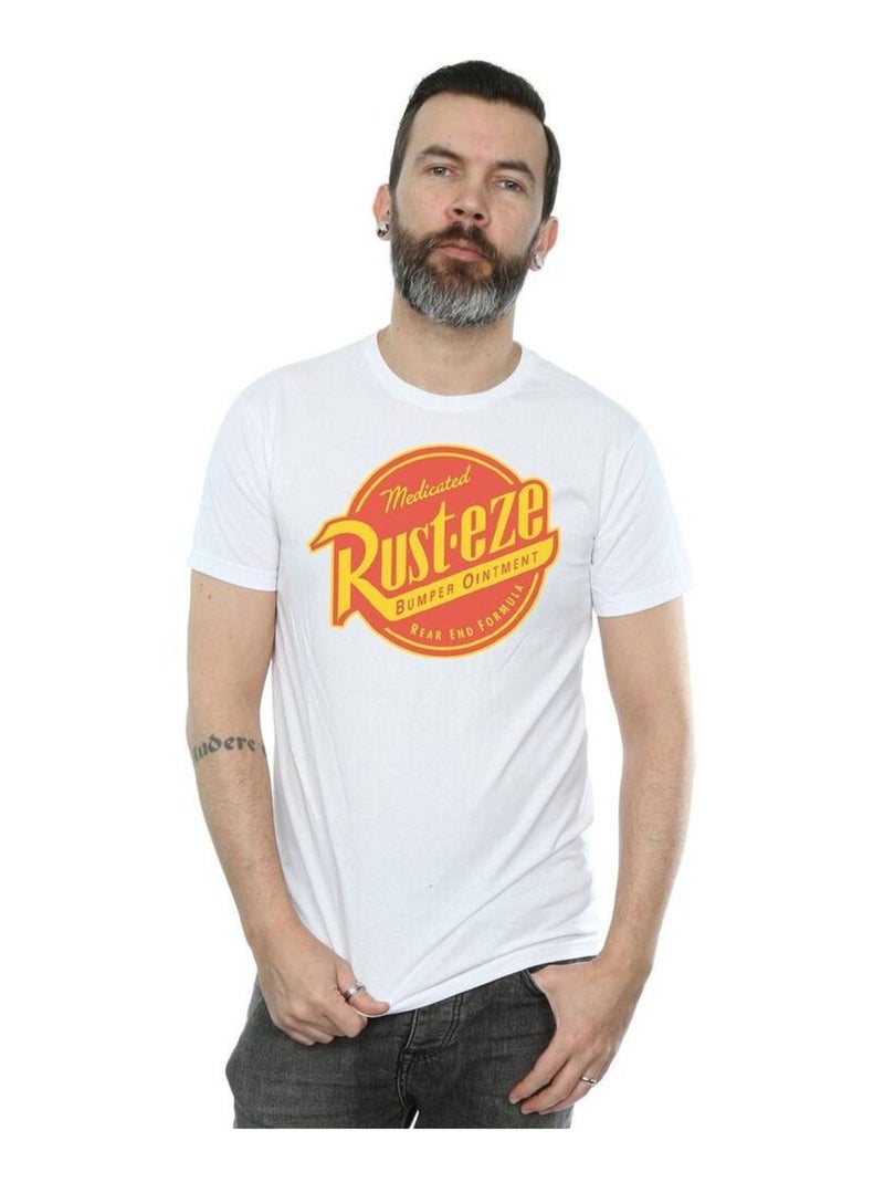 Voitures - T-shirt motif/style logo RUST-EZE Blanc - Kiabi