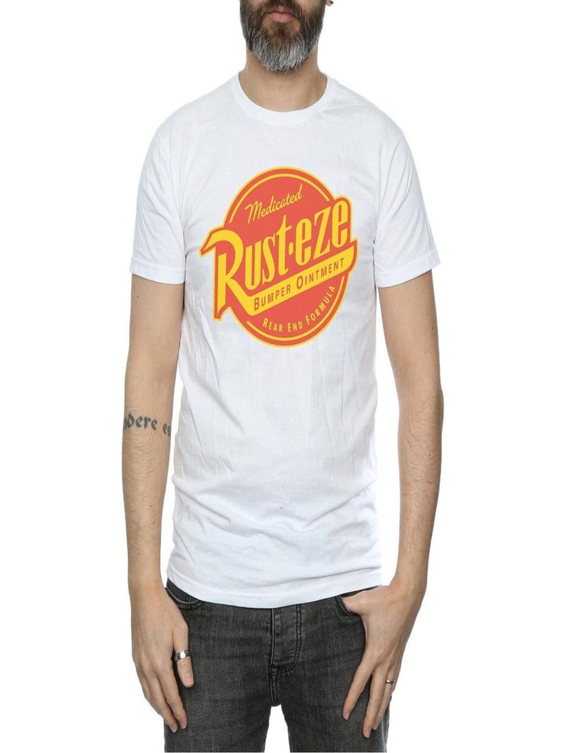 Voitures - T-shirt motif/style logo RUST-EZE Blanc - Kiabi