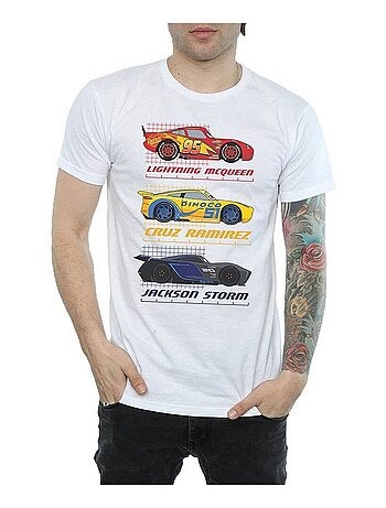 Voitures - T-shirt RACER PROFILE (Cruz Ramirez, Jackson Storm, Flash McQueen)