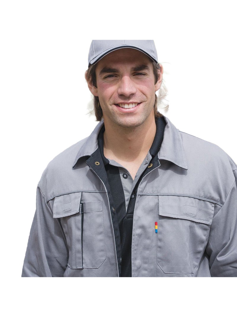 Voitureson Contrast - Veste travail Gris Noir - Kiabi