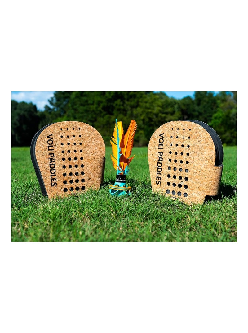 Voli - Set de 2 Raquettes et Volant de Badminton Marron - Kiabi