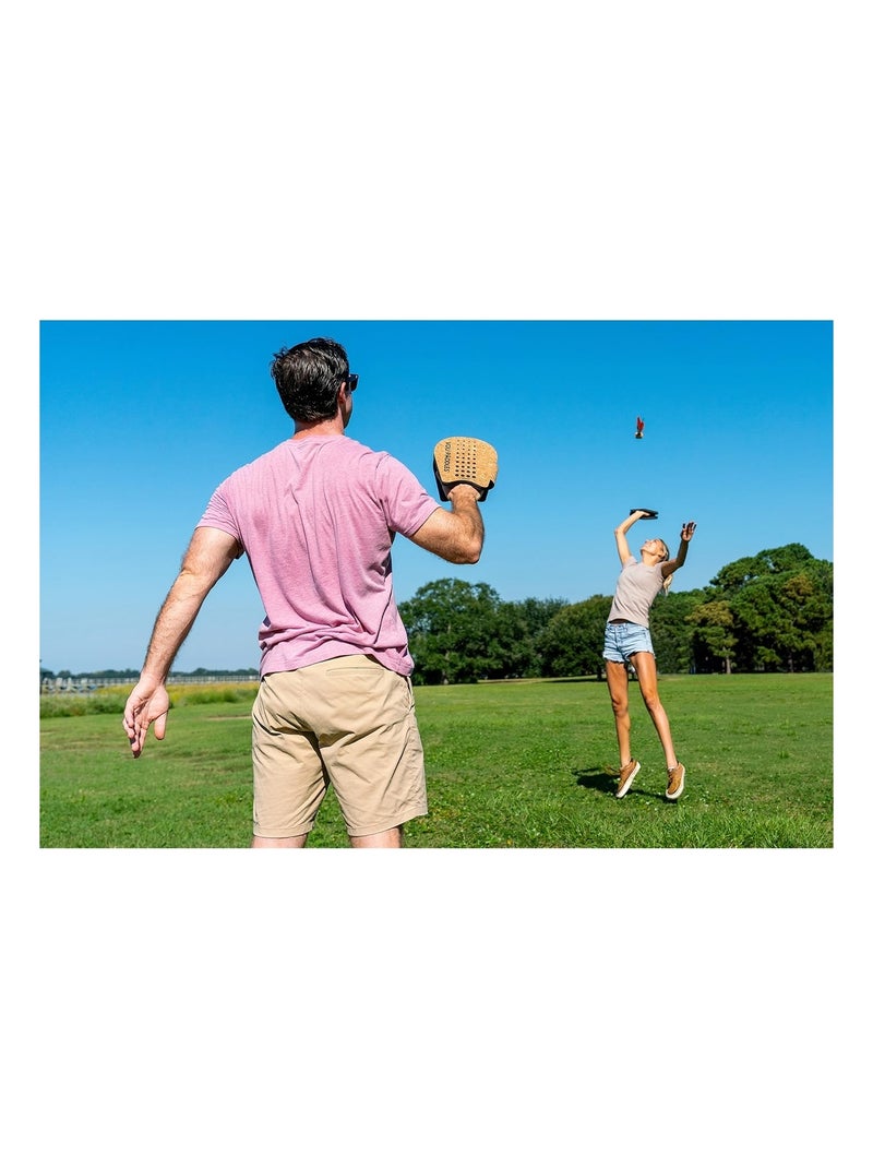 Voli - Set de 2 Raquettes et Volant de Badminton Marron - Kiabi