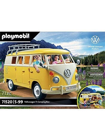 Volkswagen T1 Combi Jaune 71520 - Playmobil
