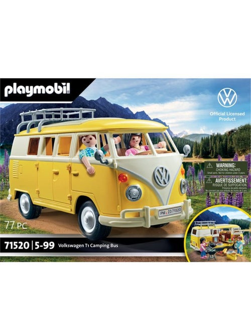Volkswagen T1 Combi Jaune 71520 - Playmobil - Kiabi