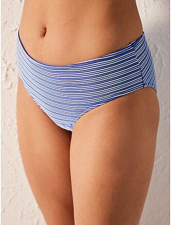 Voyage bas de bikini hipster rayé penti