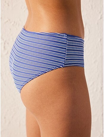 Voyage bas de bikini hipster rayé penti