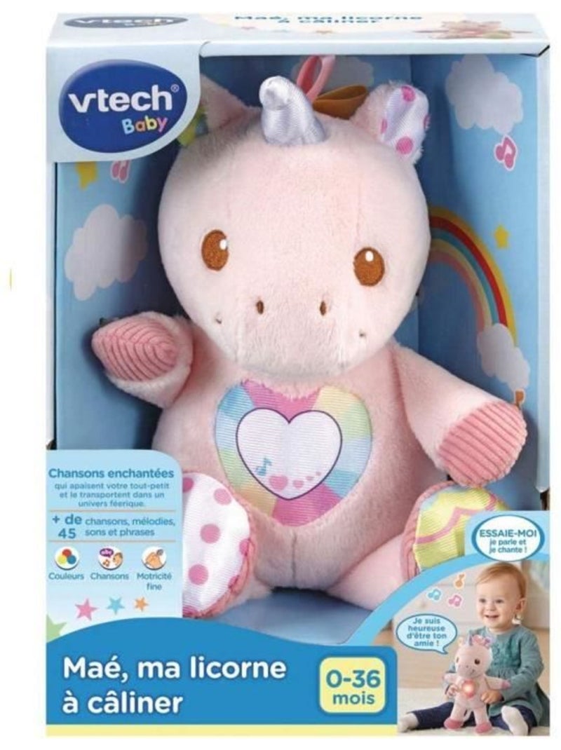 Vtech - Doudou - 5281 5 - Maé, Ma Licorne à Câliner Multicolore - Kiabi