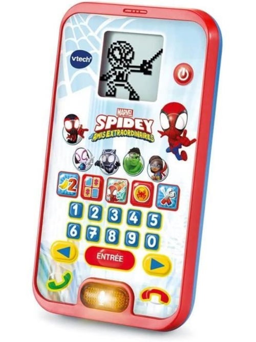 Vtech - spidey - le smartphone éducatif de spidey - enfant - rouge - mixte - 3 ans - pile - Kiabi Vtech - spidey - le smartphone éducatif de spidey - enfant - rouge - mixte - 3 ans - pile - Kiabi
