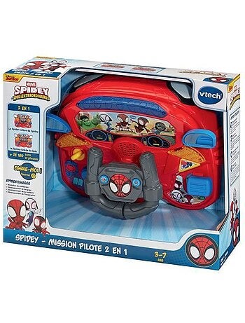 Vtech - spidey - mission pilote 2 en 1 - multicolore