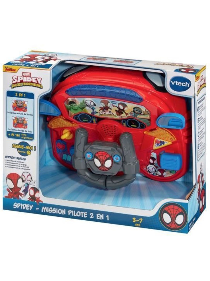 Vtech - spidey - mission pilote 2 en 1 - multicolore Multicolore - Kiabi