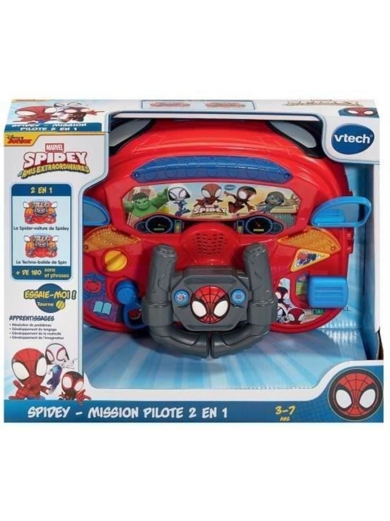 Vtech - spidey - mission pilote 2 en 1 - multicolore Multicolore - Kiabi