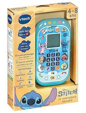 Vtech - stitch - le smartphone éducatif - bleu