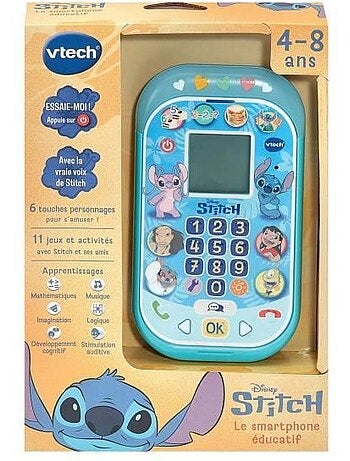 Vtech - stitch - le smartphone éducatif - bleu