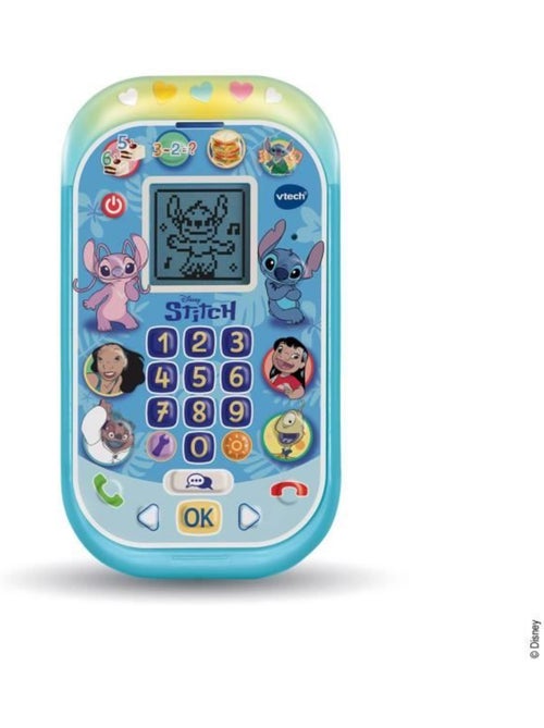Vtech - stitch - le smartphone éducatif - bleu - Kiabi Vtech - stitch - le smartphone éducatif - bleu - Kiabi