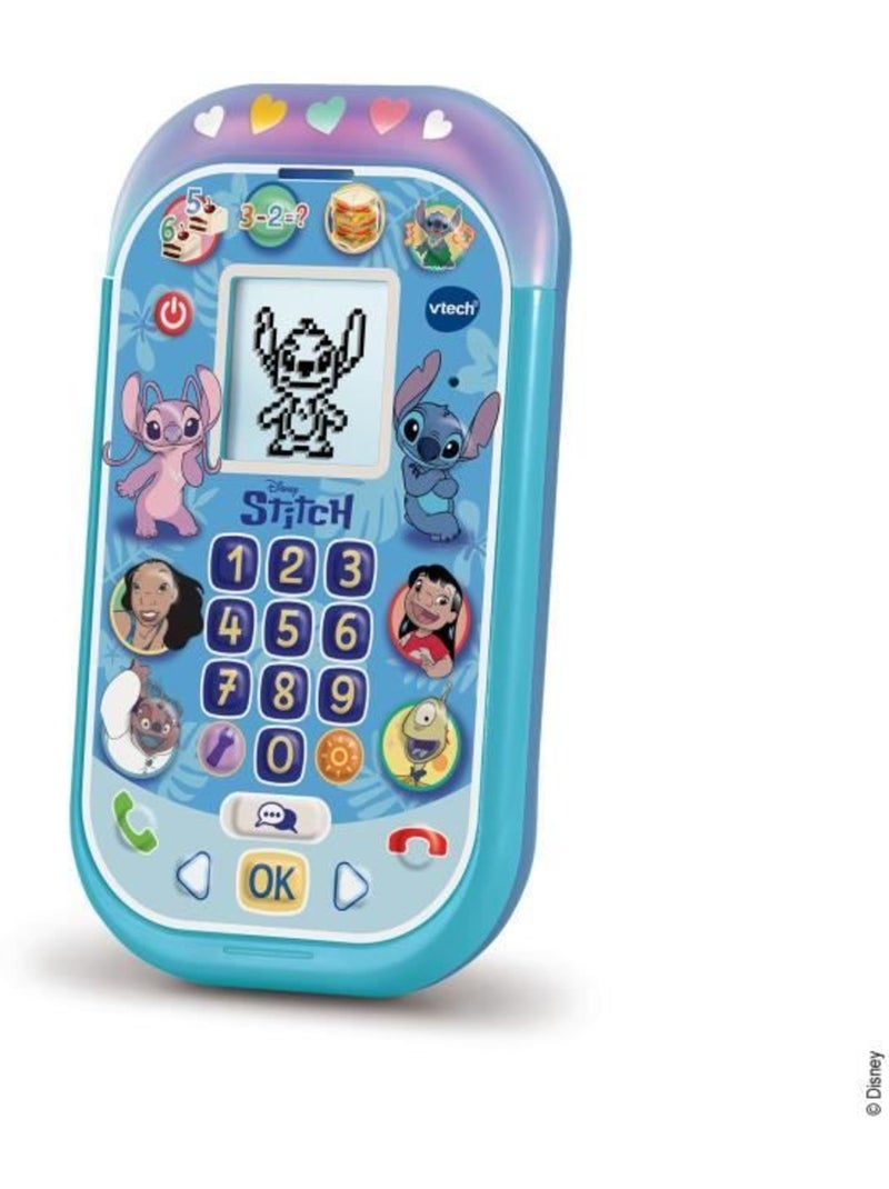 Vtech - stitch - le smartphone éducatif - bleu Bleu - Kiabi