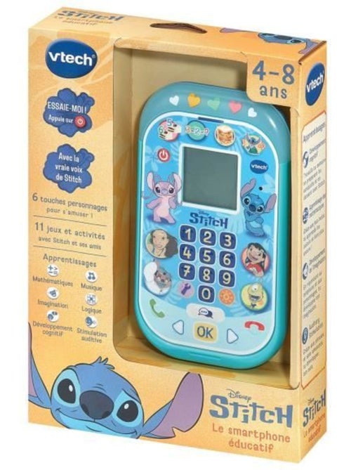 Vtech - stitch - le smartphone éducatif - bleu - Kiabi Vtech - stitch - le smartphone éducatif - bleu - Kiabi