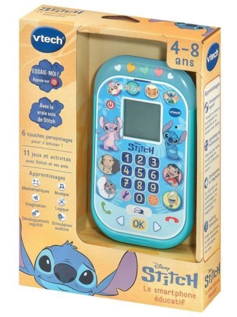 Vtech - stitch - le smartphone éducatif - bleu Bleu - Kiabi